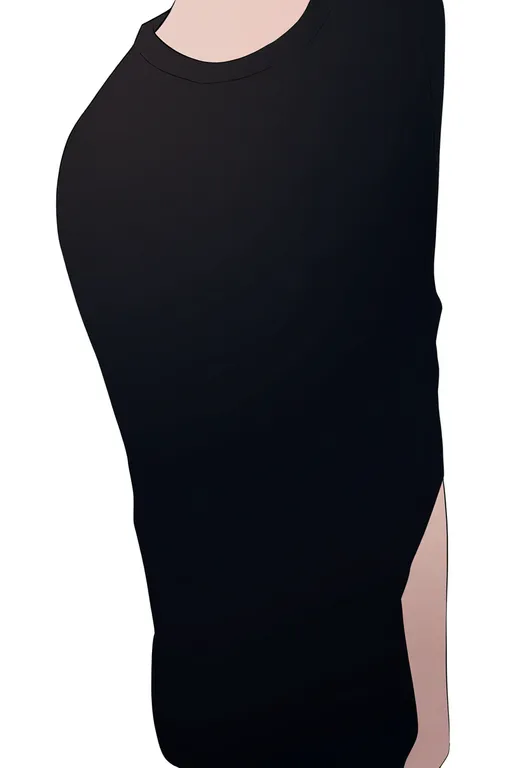masterpiece, best quality, newest, absurdres, highres, safe, hand_under_shirt, 1girl, solo, simple_background — by k3scat, made with ComfyUI