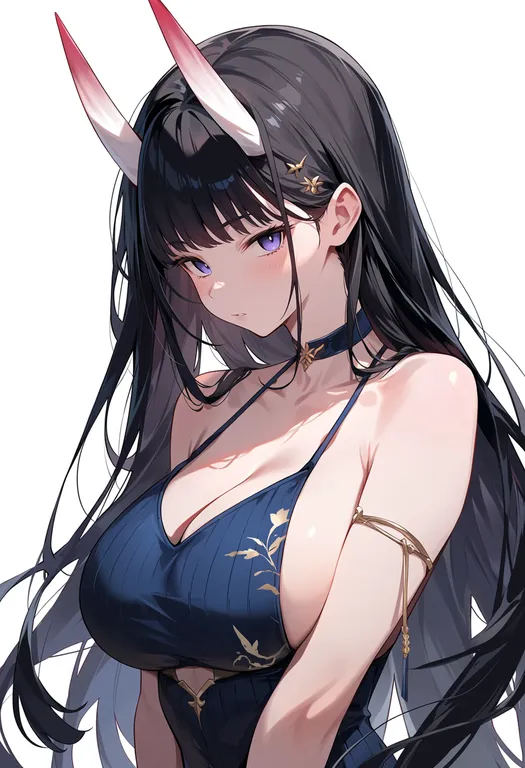 masterpiece, best quality, score_7, safe, noshiro (azur lane), azur lane, solo, upper body, simple background — by k3scat, made with ComfyUI