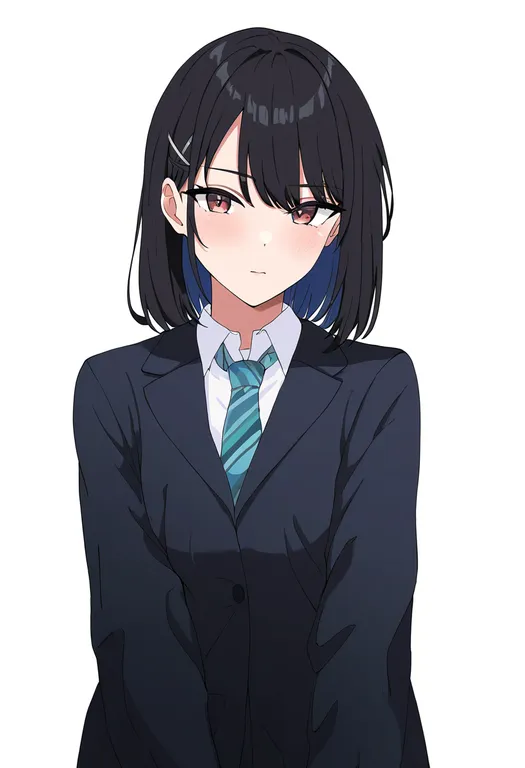 masterpiece, best quality, newest, absurdres, highres, safe, twitter_strip_game, 1girl, solo, simple_background — by k3scat, made with ComfyUI