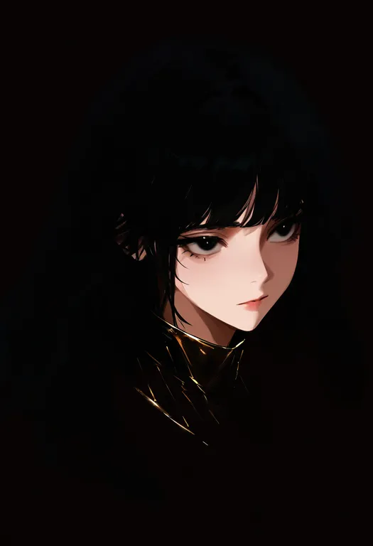 masterpiece, best quality, newest, absurdres, highres, safe, gold_collar, 1girl, solo, simple_background — by k3scat, made with ComfyUI