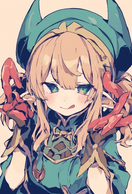 masterpiece, best quality, general, licking lips, 1girl, solo, simple background — by k3scat, made with ComfyUI
