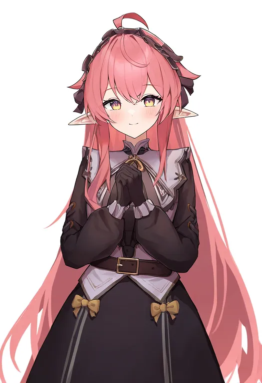 masterpiece, best quality, newest, absurdres, highres, safe, trusty_bell, solo, simple_background — by k3scat, made with ComfyUI
