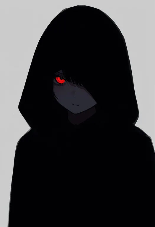 masterpiece, best quality, newest, absurdres, highres, safe, hood_up, 1girl, solo, simple_background — by k3scat, made with ComfyUI