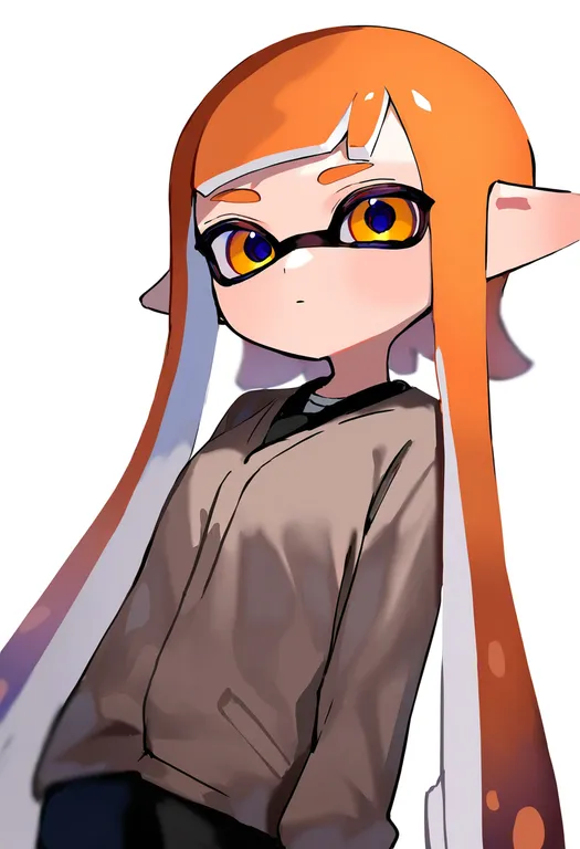 masterpiece, best quality, newest, absurdres, highres, safe, inkling, 1girl, solo, simple_background — by k3scat, made with ComfyUI