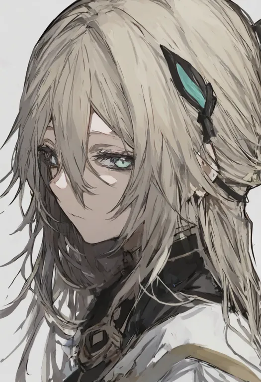 masterpiece, best quality, general, black eyeliner, 1girl, solo, simple background — by k3scat, made with ComfyUI