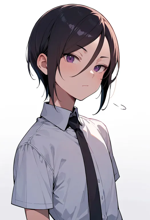 masterpiece, best quality, score_7, safe, yagen toushirou, solo, upper body, simple background — by k3scat, made with ComfyUI