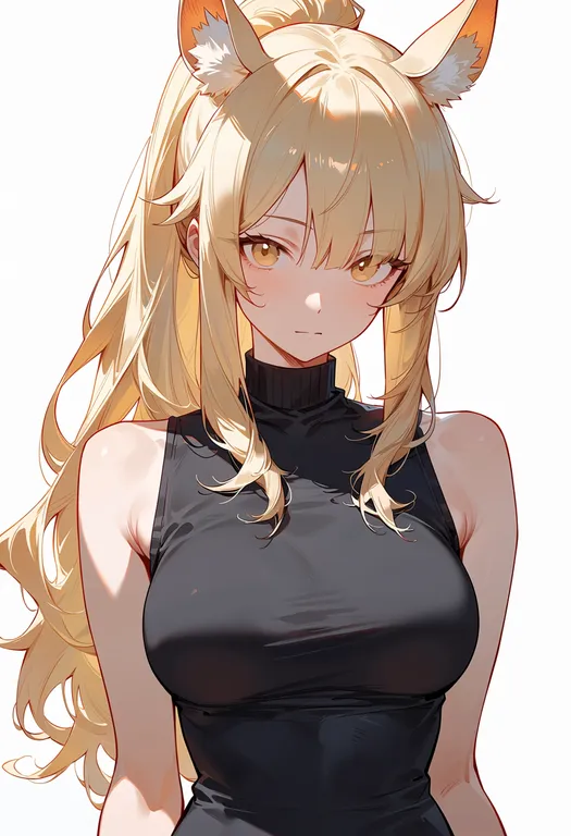 masterpiece, best quality, score_7, safe, blemishine (arknights), arknights, solo, upper body, simple background — by k3scat, made with ComfyUI