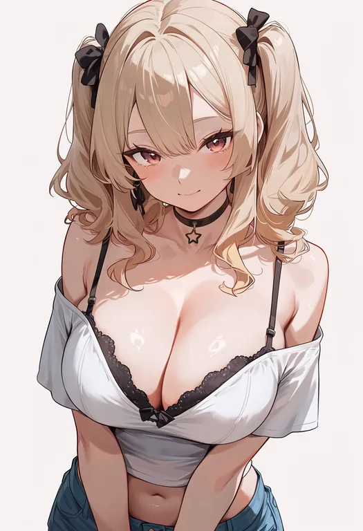 masterpiece, best quality, score_7, safe, miss cloud, solo, upper body, simple background — by k3scat, made with ComfyUI