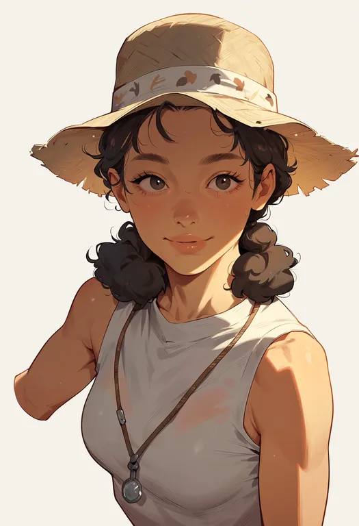 masterpiece, best quality, score_7, safe, usopp, solo, upper body, simple background — by k3scat, made with ComfyUI