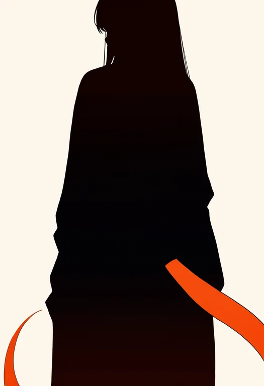 masterpiece, best quality, newest, absurdres, highres, safe, orange_tail, 1girl, solo, simple_background — by k3scat, made with ComfyUI