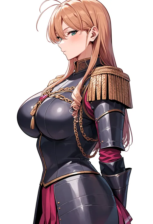 masterpiece, best quality, score_7, safe, walkure romanze, solo, simple background — by k3scat, made with ComfyUI