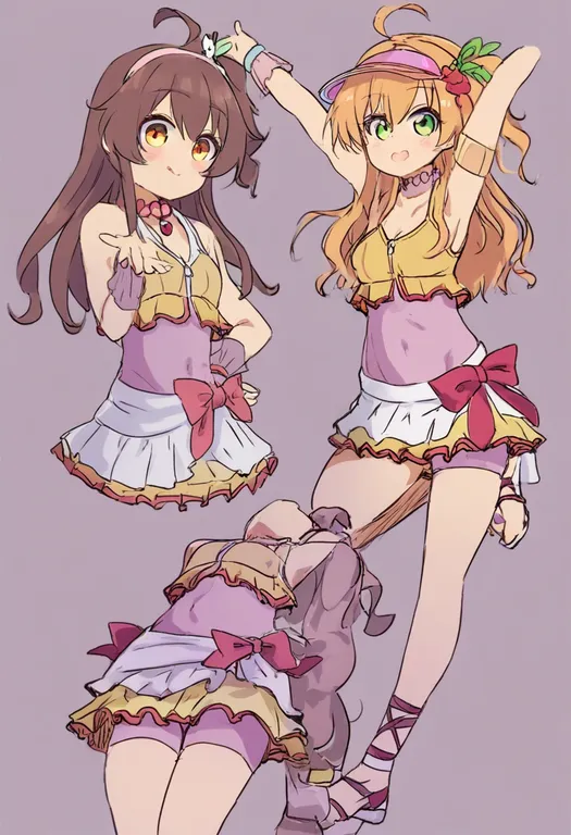 masterpiece, best quality, general, natsuiro egao de 1 2 jump!, solo, simple background — by k3scat, made with ComfyUI