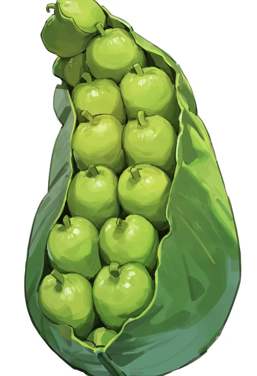 masterpiece, best quality, score_7, safe, pea pod, 1girl, solo, upper body, simple background — by k3scat, made with ComfyUI
