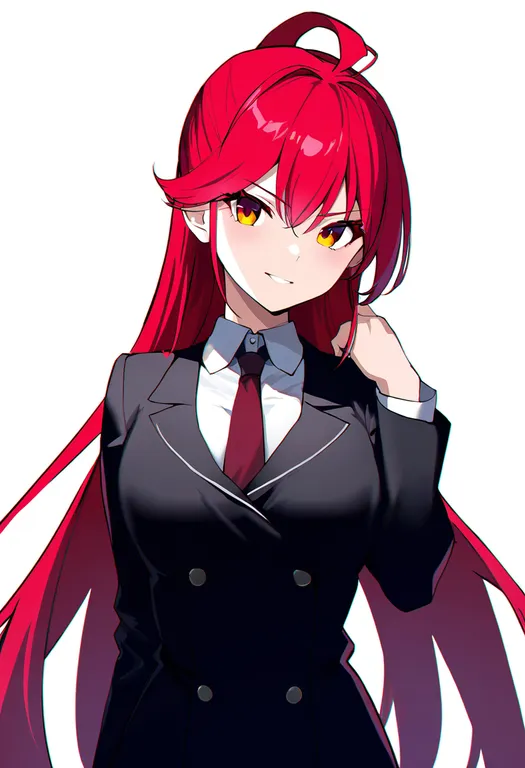 masterpiece, best quality, newest, absurdres, highres, safe, grisaia_phantom_trigger, solo, simple_background — by k3scat, made with ComfyUI