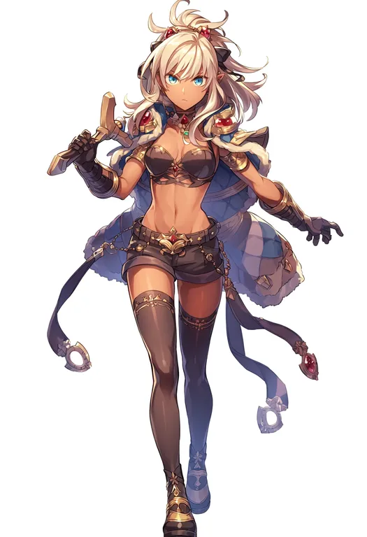 masterpiece, best quality, score_7, safe, ragnarok masters, solo, simple background — by k3scat, made with ComfyUI