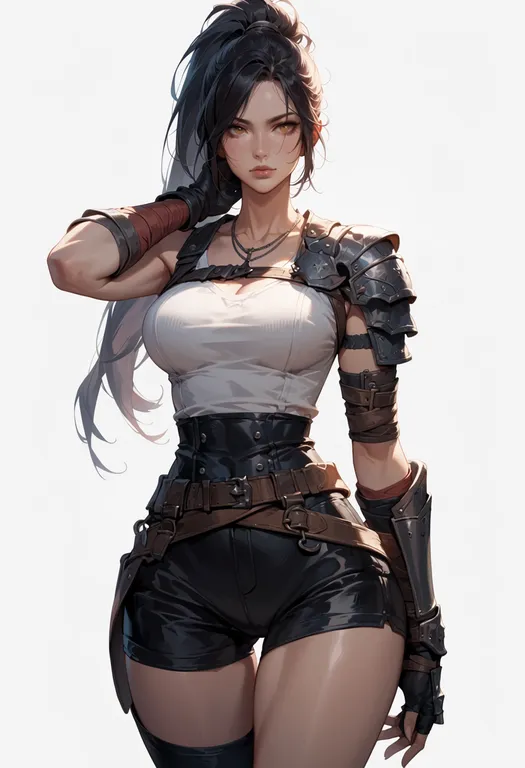 masterpiece, best quality, score_7, safe, blazing souls, solo, simple background — by k3scat, made with ComfyUI
