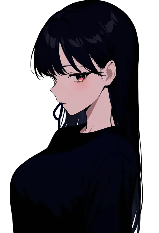 masterpiece, best quality, newest, absurdres, highres, safe, mouth_hold, 1girl, solo, simple_background — by k3scat, made with ComfyUI