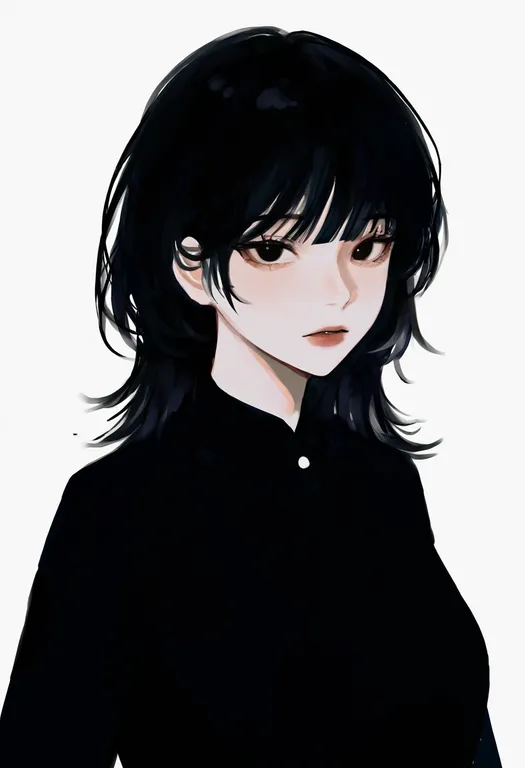 masterpiece, best quality, newest, absurdres, highres, safe, inuo, solo, upper_body, simple_background — by k3scat, made with ComfyUI