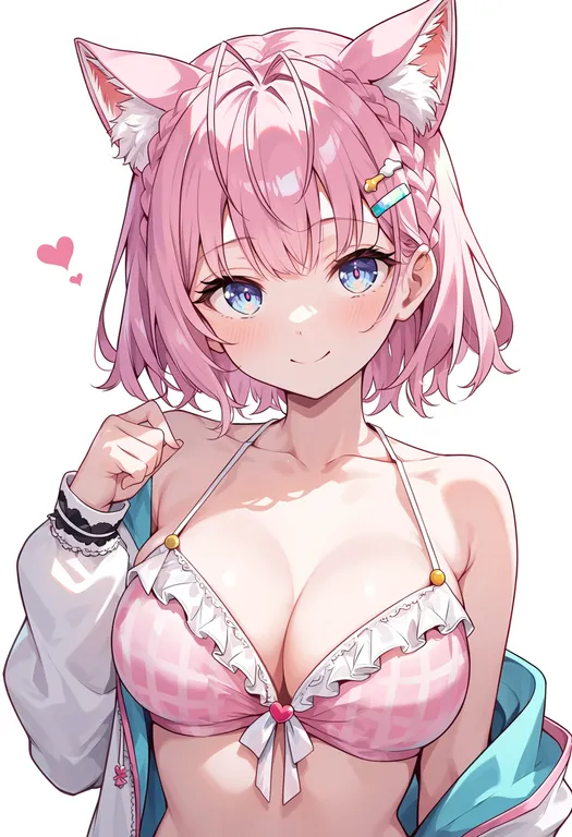 masterpiece, best quality, score_7, safe, hakui koyori (summer), solo, upper body, simple background — by k3scat, made with ComfyUI