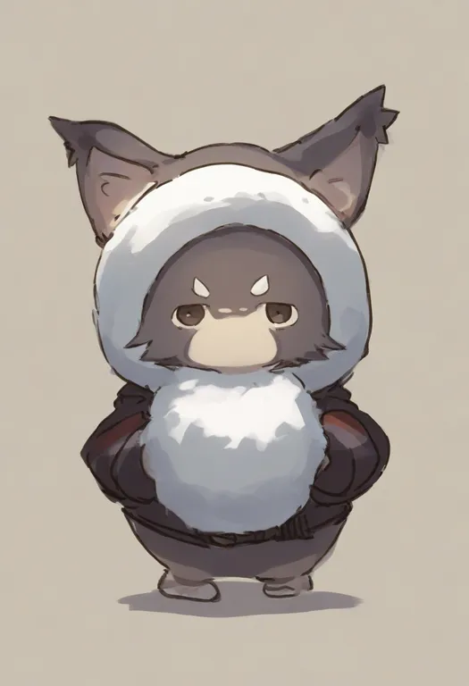 masterpiece, best quality, general, xxl woofia, solo, simple background — by k3scat, made with ComfyUI