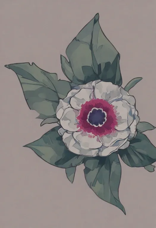 masterpiece, best quality, general, flower in eye, 1girl, solo, simple background — by k3scat, made with ComfyUI