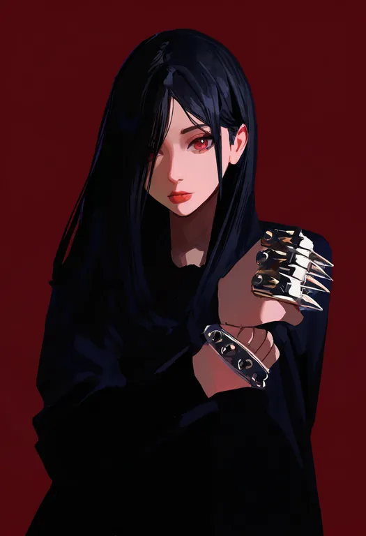 masterpiece, best quality, newest, absurdres, highres, safe, brass_knuckles, 1girl, solo, simple_background — by k3scat, made with ComfyUI