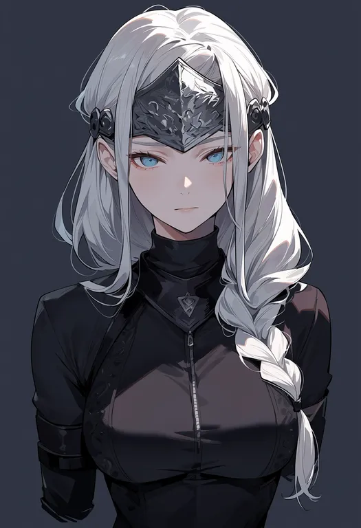 masterpiece, best quality, score_7, safe, fire keeper, solo, upper body, simple background — by k3scat, made with ComfyUI