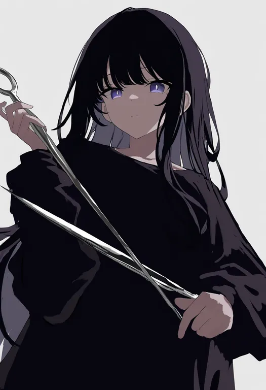 masterpiece, best quality, newest, absurdres, highres, safe, needle, 1girl, solo, simple_background — by k3scat, made with ComfyUI