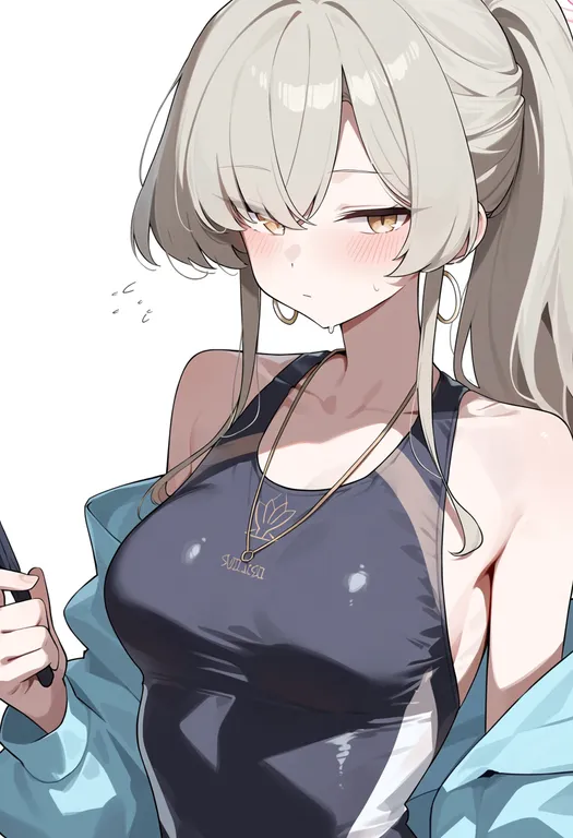 masterpiece, best quality, score_7, safe, nagisa (swimsuit) (blue archive), blue archive, solo, upper body… — by k3scat, made with ComfyUI