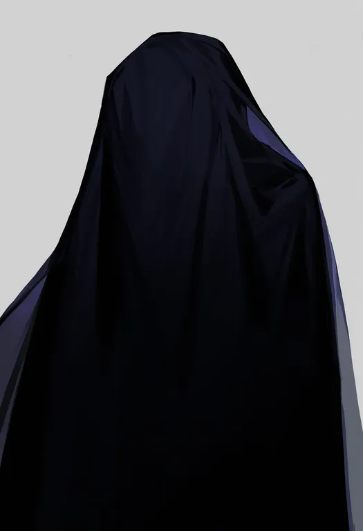 masterpiece, best quality, newest, absurdres, highres, safe, two-tone_veil, 1girl, solo, simple_background — by k3scat, made with ComfyUI