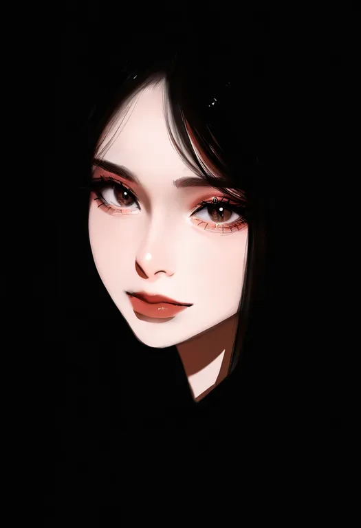 masterpiece, best quality, newest, absurdres, highres, safe, nostrils, 1girl, solo, simple_background — by k3scat, made with ComfyUI