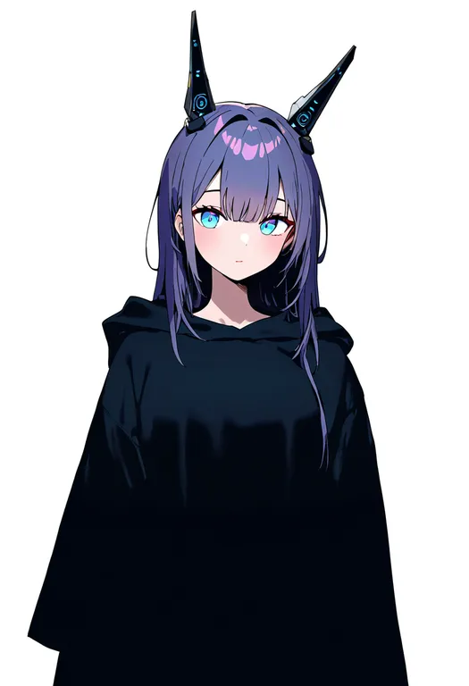 masterpiece, best quality, newest, absurdres, highres, safe, mechanical_ears, 1girl, solo, simple_background — by k3scat, made with ComfyUI