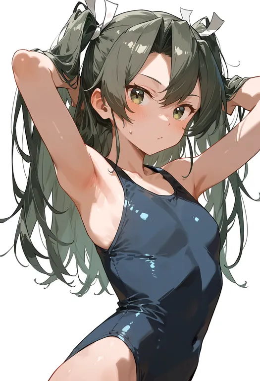 masterpiece, best quality, score_7, safe, zuikaku (kancolle), kantai collection, solo, upper body, simple background — by k3scat, made with ComfyUI