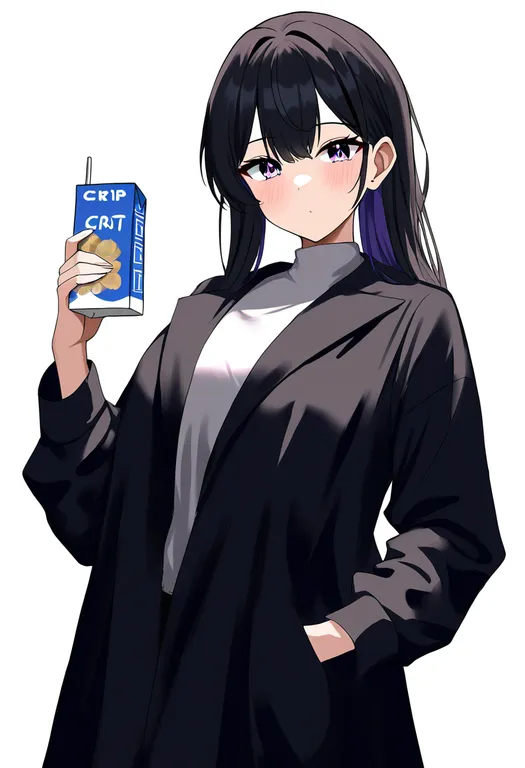 masterpiece, best quality, newest, absurdres, highres, safe, alcohol_carton, 1girl, solo, simple_background — by k3scat, made with ComfyUI