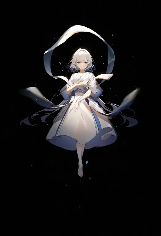masterpiece, best quality, newest, absurdres, highres, safe, hagoromo, 1girl, solo, simple_background — by k3scat, made with ComfyUI