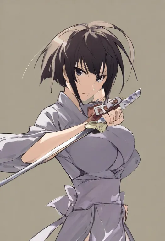 masterpiece, best quality, general, sekirei, solo, simple background — by k3scat, made with ComfyUI