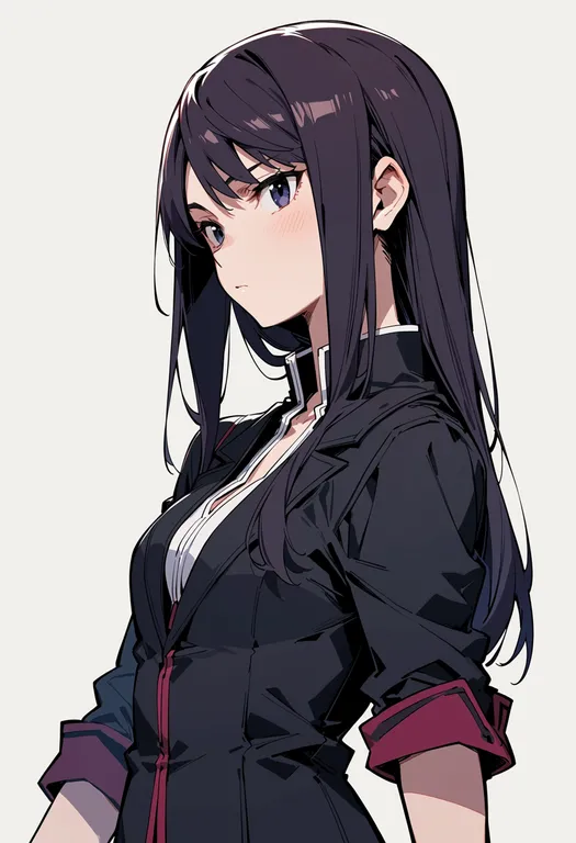 masterpiece, best quality, score_7, safe, yuri lowell, solo, upper body, simple background — by k3scat, made with ComfyUI