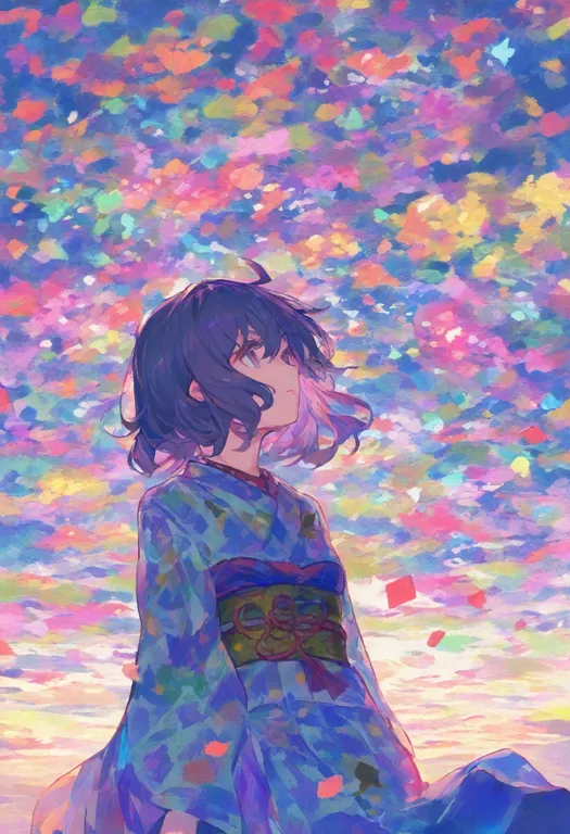 masterpiece, best quality, general, colorful, 1girl, solo — by k3scat, made with ComfyUI