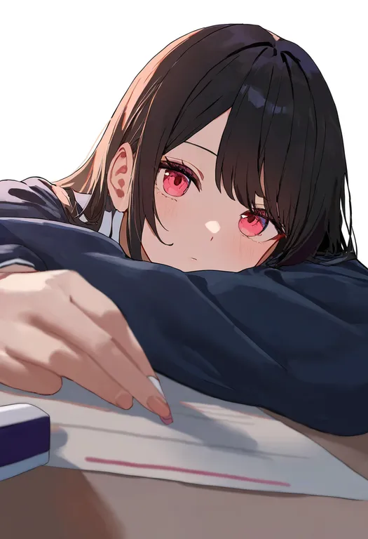 masterpiece, best quality, newest, absurdres, highres, safe, eraser, 1girl, solo, simple_background — by k3scat, made with ComfyUI