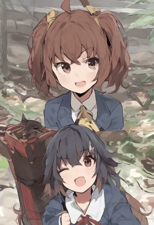 masterpiece, best quality, general, trait connection, 1girl — by k3scat, made with ComfyUI