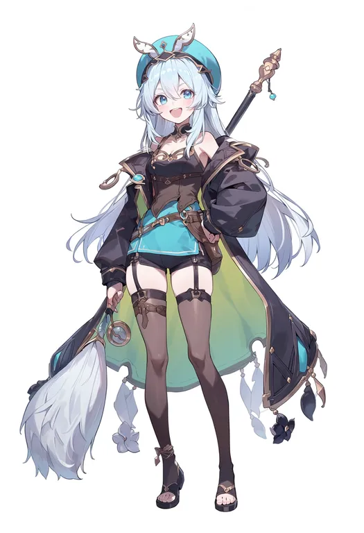 masterpiece, best quality, score_7, safe, atelier shallie, solo, simple background — by k3scat, made with ComfyUI