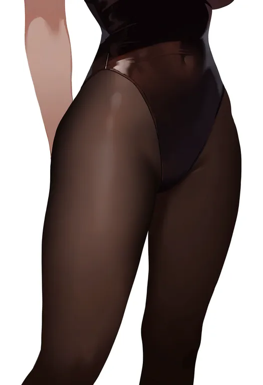 masterpiece, best quality, newest, absurdres, highres, safe, brown_leotard, 1girl, solo, simple_background — by k3scat, made with ComfyUI