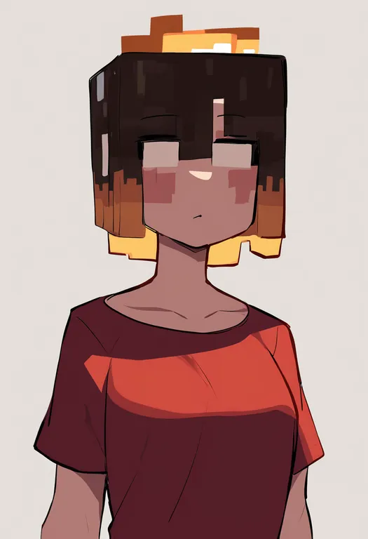 masterpiece, best quality, newest, absurdres, highres, safe, ocelot_(minecraft), minecraft, solo, upper_body… — by k3scat, made with ComfyUI