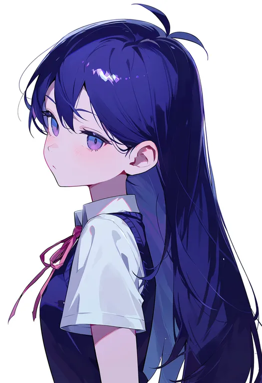 masterpiece, best quality, score_7, safe, mari (headspace) (omori), omori, solo, upper body, simple background — by k3scat, made with ComfyUI