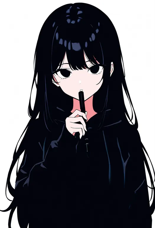 masterpiece, best quality, newest, absurdres, highres, safe, marker, 1girl, solo, simple_background — by k3scat, made with ComfyUI