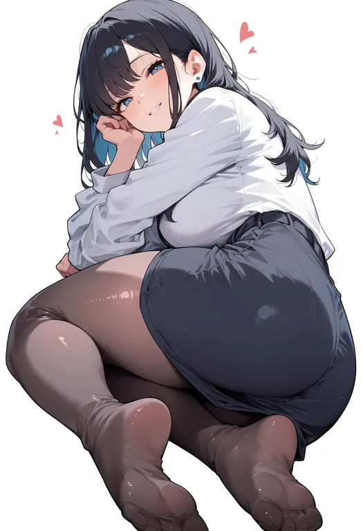 masterpiece, best quality, score_7, safe, kagome (brand), solo, simple background — by k3scat, made with ComfyUI