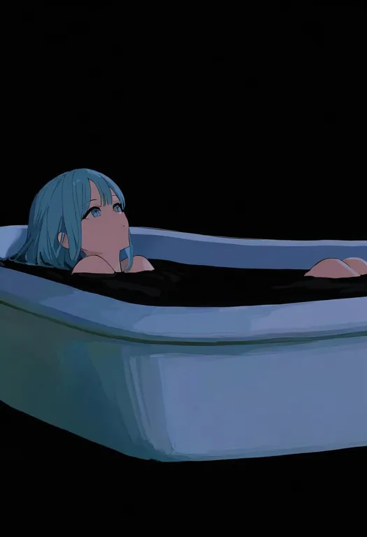 masterpiece, best quality, newest, absurdres, highres, safe, in_bathtub, 1girl, solo, simple_background — by k3scat, made with ComfyUI