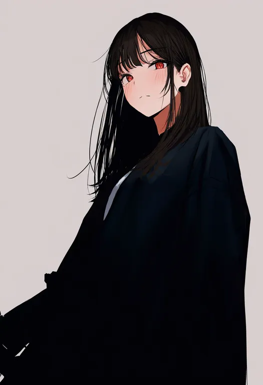masterpiece, best quality, newest, absurdres, highres, safe, desert_eagle, 1girl, solo, simple_background — by k3scat, made with ComfyUI