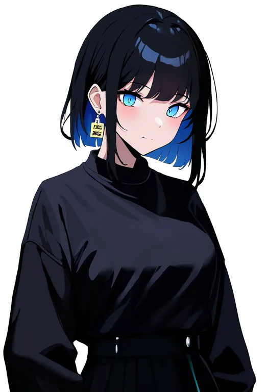 masterpiece, best quality, newest, absurdres, highres, safe, tag, 1girl, solo, simple_background — by k3scat, made with ComfyUI