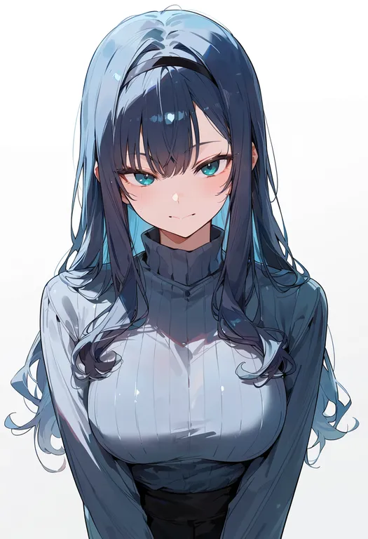 masterpiece, best quality, score_7, safe, runami yachiyo, cho kaguya-hime!, solo, upper body, simple background — by k3scat, made with ComfyUI
